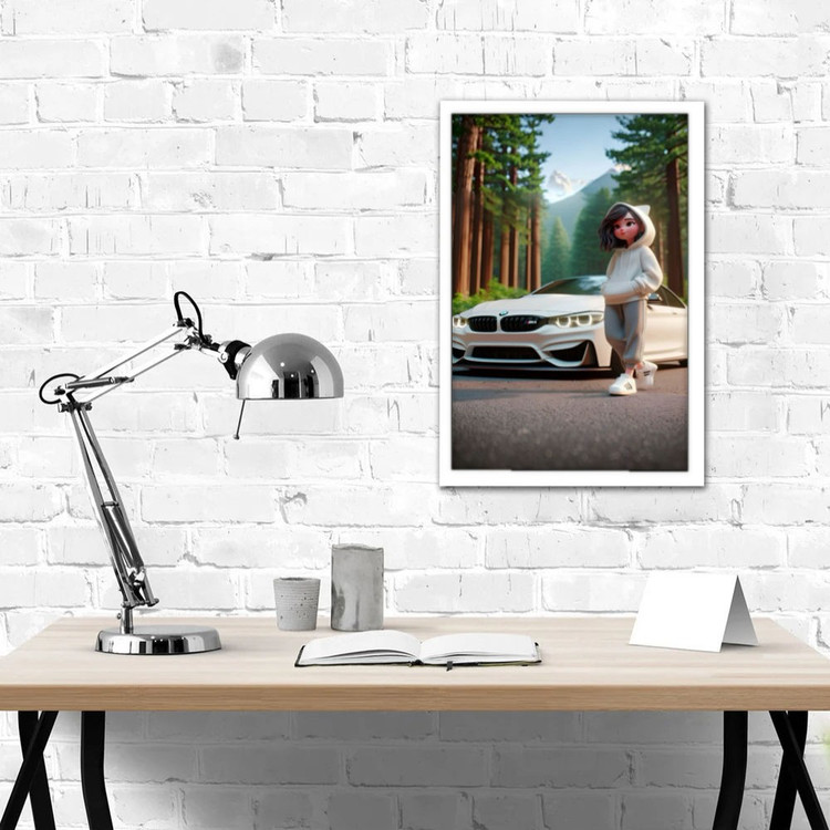 تابلو پینکمن طرح کمیک بیامو BMW Comic 10 Jm