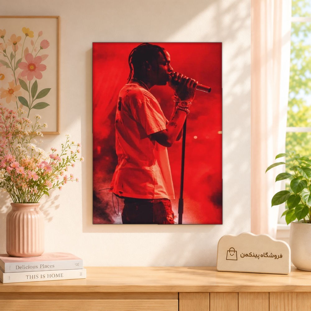 تابلو شاسی پینکمن طرح تراویس اسکات رودئو نسخه سوم - Travis Scott Rodeo iPhone کد Jm 29