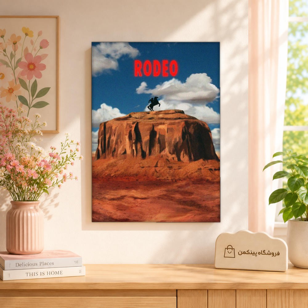 تابلو شاسی پینکمن طرح تراویس اسکات رودئو نسخه سوم - Travis Scott Rodeo iPhone کد Jm 2