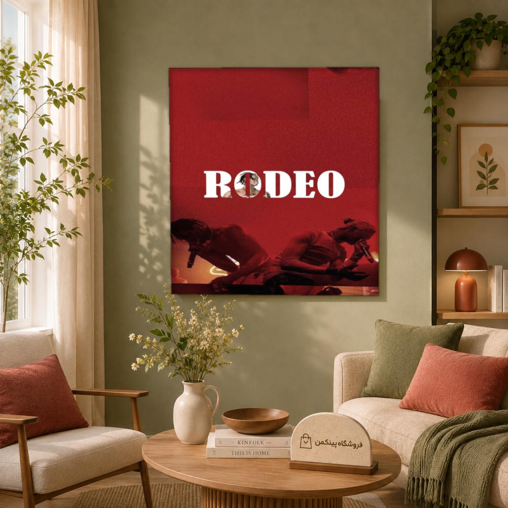 تابلو شاسی پینکمن طرح تراویس اسکات رودئو نسخه سوم - Travis Scott Rodeo iPhone کد Jm 10