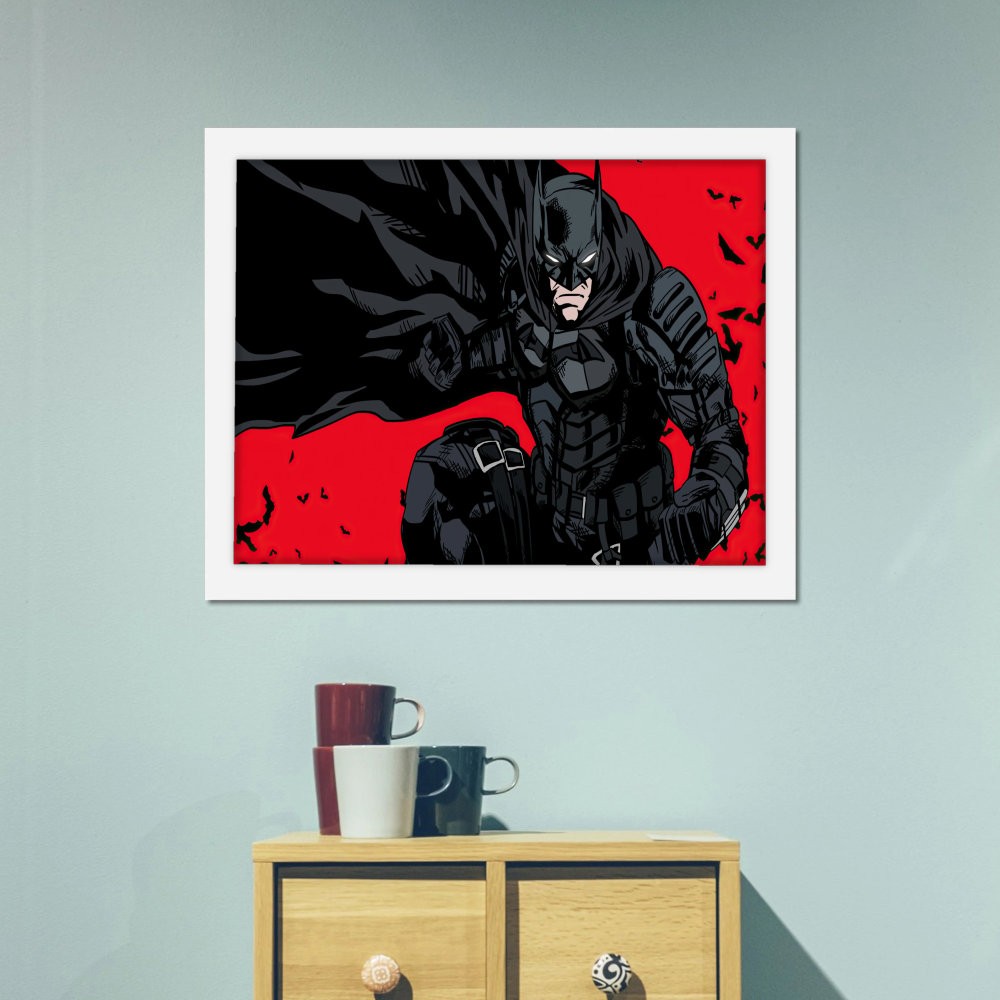 تابلو پینکمن طرح کمیک بتمن Batman Batman Comic (6) 14 Jm