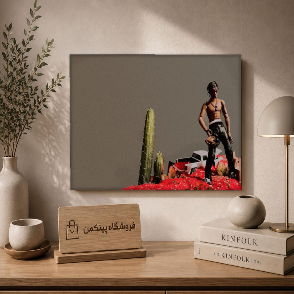تابلو شاسی پینکمن طرح تراویس اسکات رودئو تراویس اسکات - Travis Scott Rodeo Desktop کد Jm 1