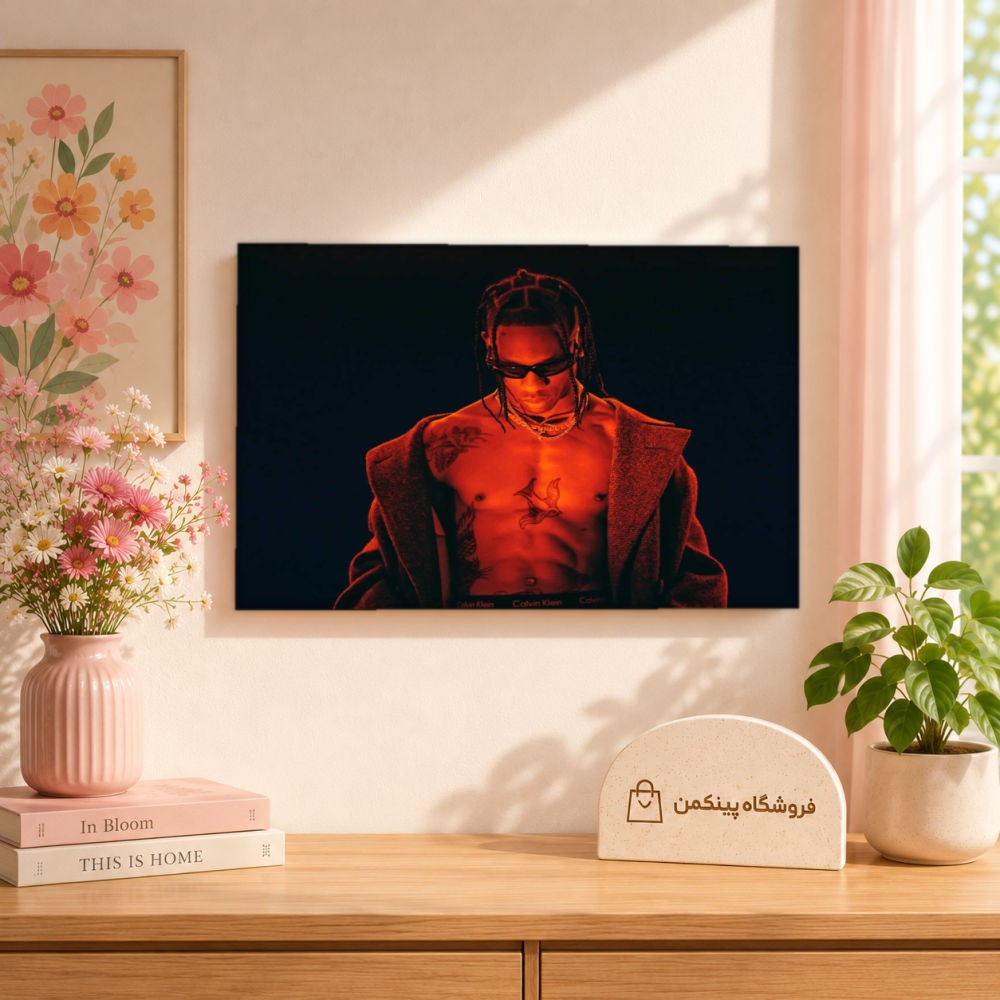 تابلو شاسی پینکمن طرح تراویس اسکات رودئو - Travis Scott Rodeo Computer کد Jm 21