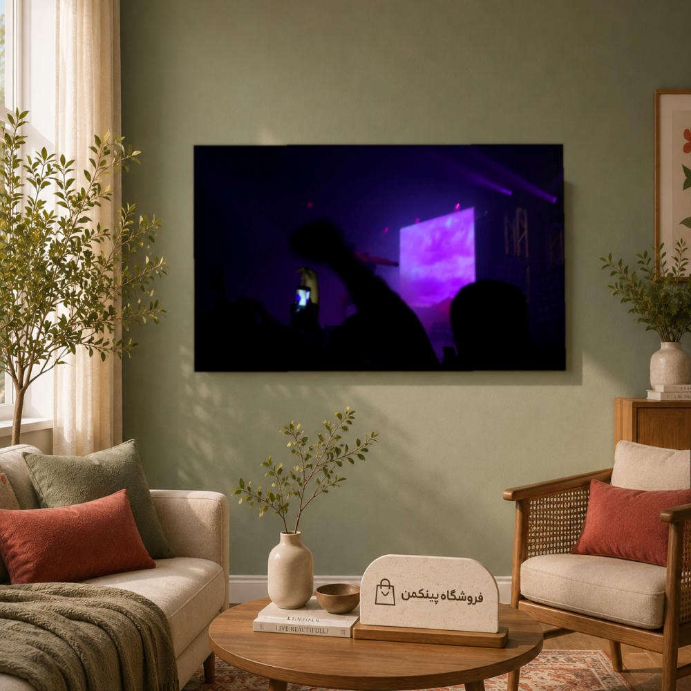 تابلو شاسی پینکمن طرح تراویس اسکات بنفش - Travis Scott Purple Desktop کد Jm 7