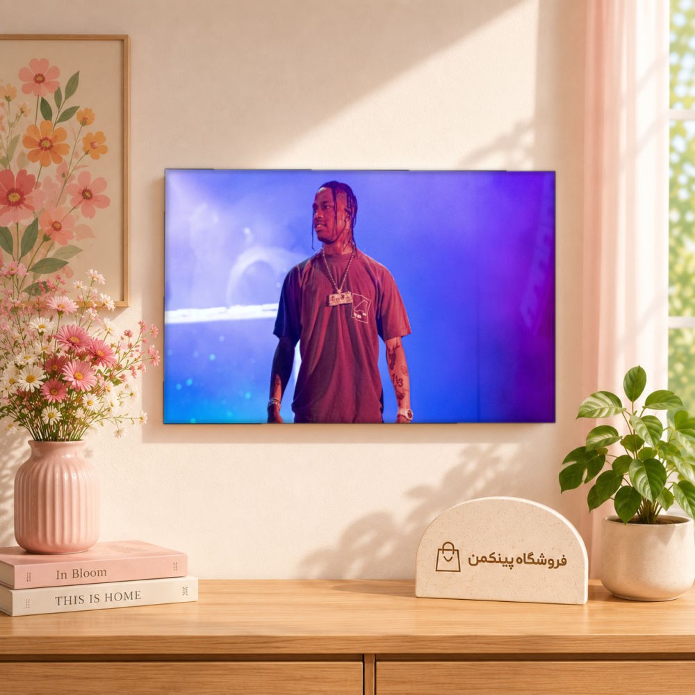 تابلو شاسی پینکمن طرح تراویس اسکات بنفش - Travis Scott Purple Desktop کد Jm 20