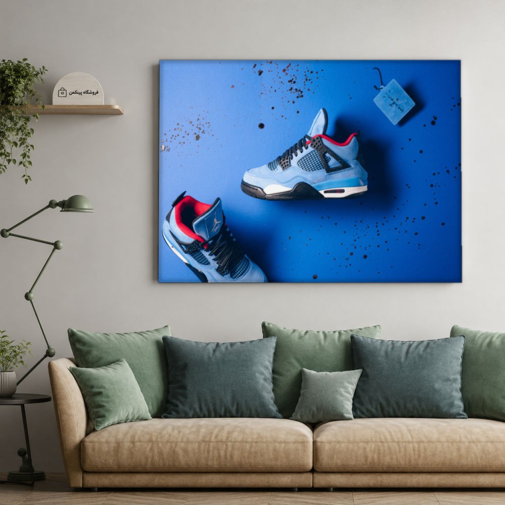 تابلو شاسی پینکمن طرح تراویس اسکات ایر جردن 4 - Travis Scott Air Jordan 4 کد Jm 8