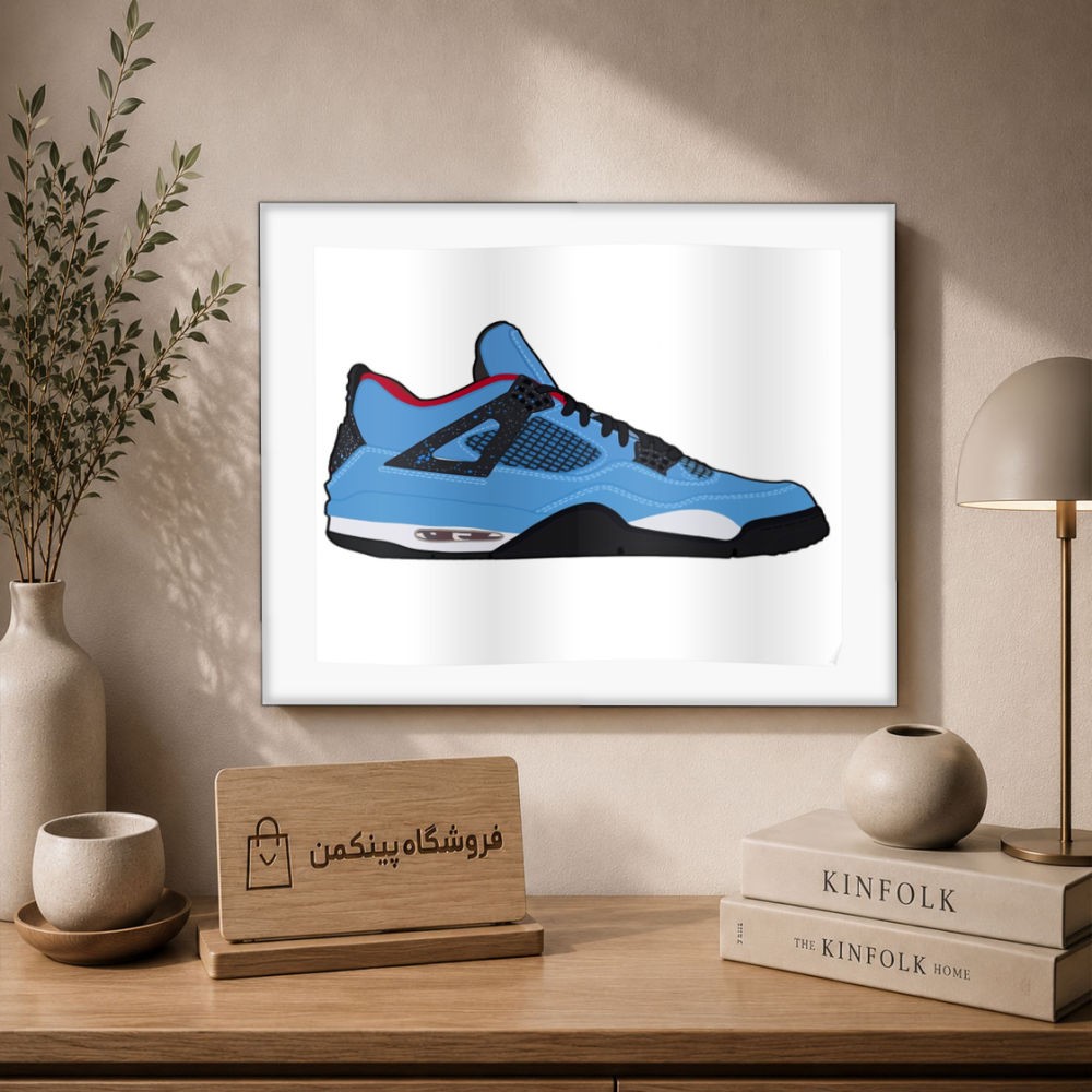 تابلو شاسی پینکمن طرح تراویس اسکات ایر جردن 4 - Travis Scott Air Jordan 4 کد Jm 30