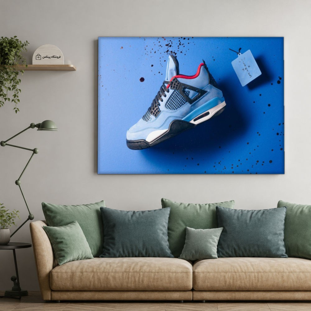 تابلو شاسی پینکمن طرح تراویس اسکات ایر جردن 4 - Travis Scott Air Jordan 4 کد Jm 3