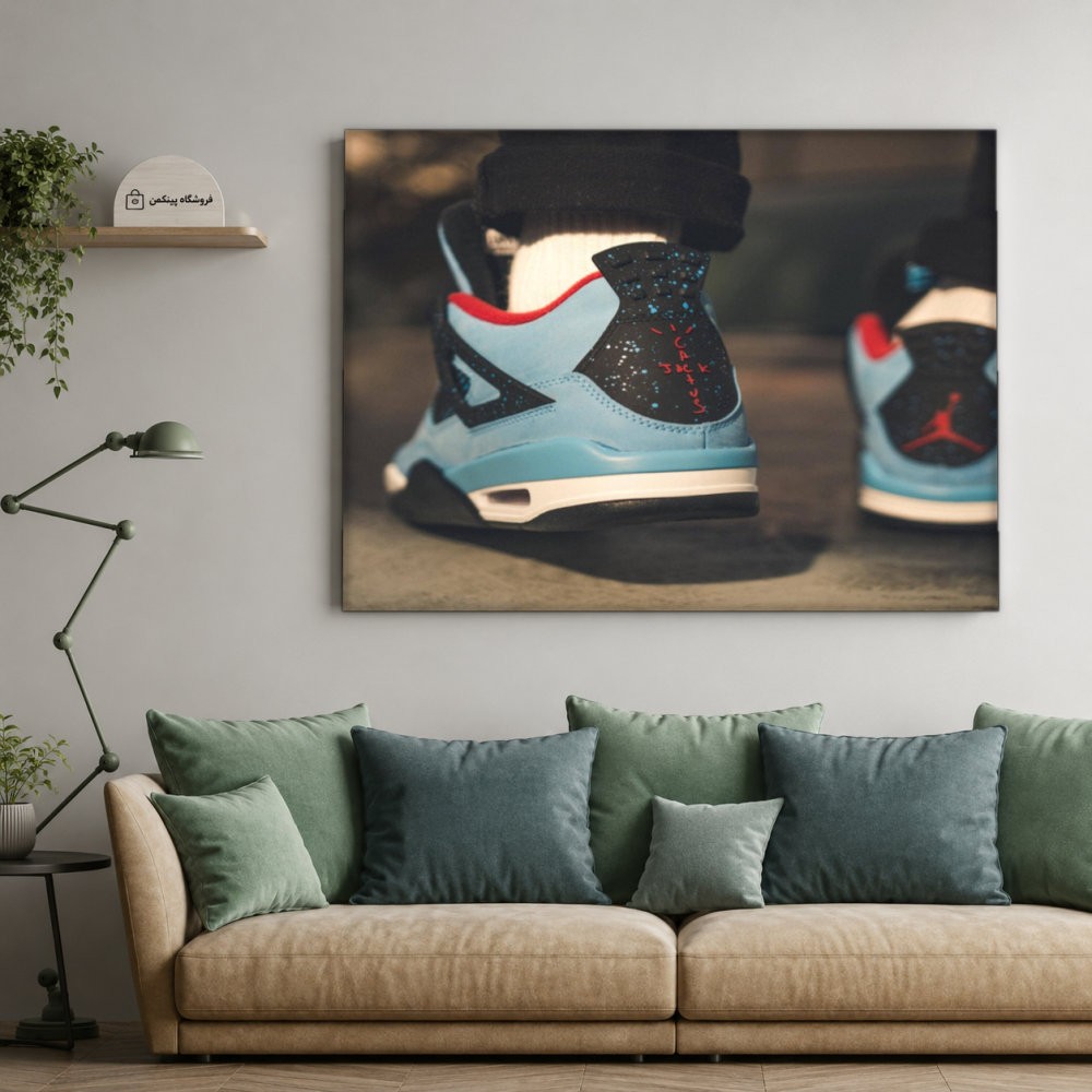 تابلو شاسی پینکمن طرح تراویس اسکات ایر جردن 4 - Travis Scott Air Jordan 4 کد Jm 22