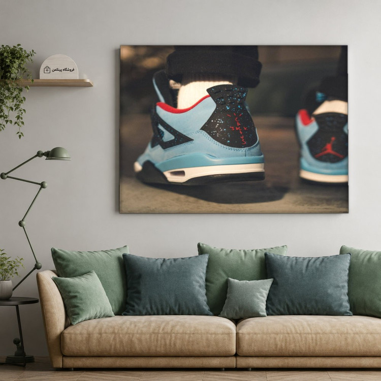 تابلو شاسی پینکمن طرح تراویس اسکات ایر جردن 4 - Travis Scott Air Jordan 4 کد Jm 22