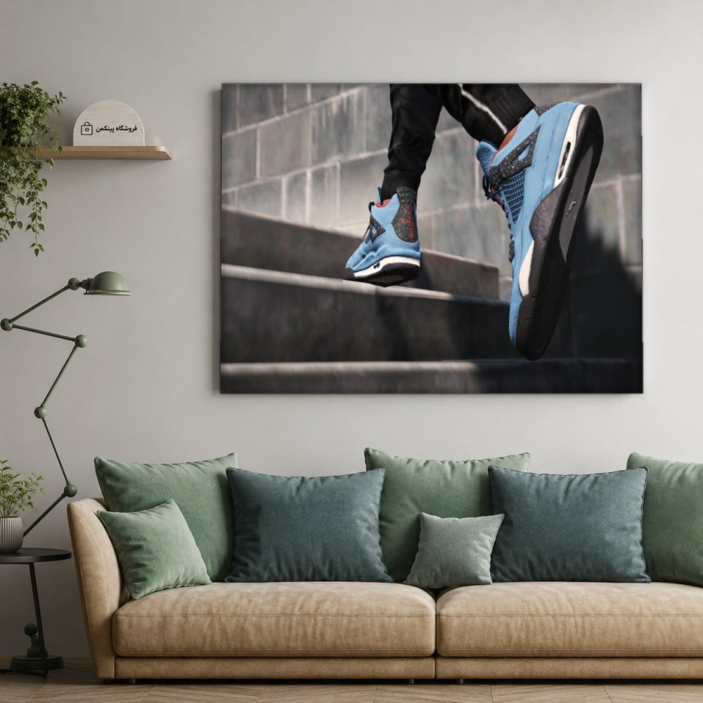 تابلو شاسی پینکمن طرح تراویس اسکات ایر جردن 4 - Travis Scott Air Jordan 4 کد Jm 2