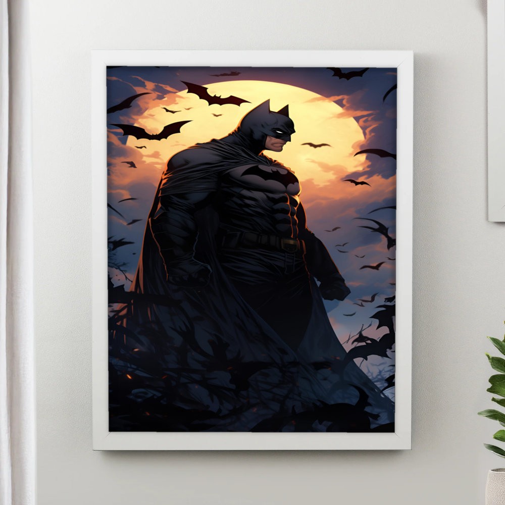 تابلو پینکمن طرح کمیک بتمن Batman Batman Comic (4) 17 Jm