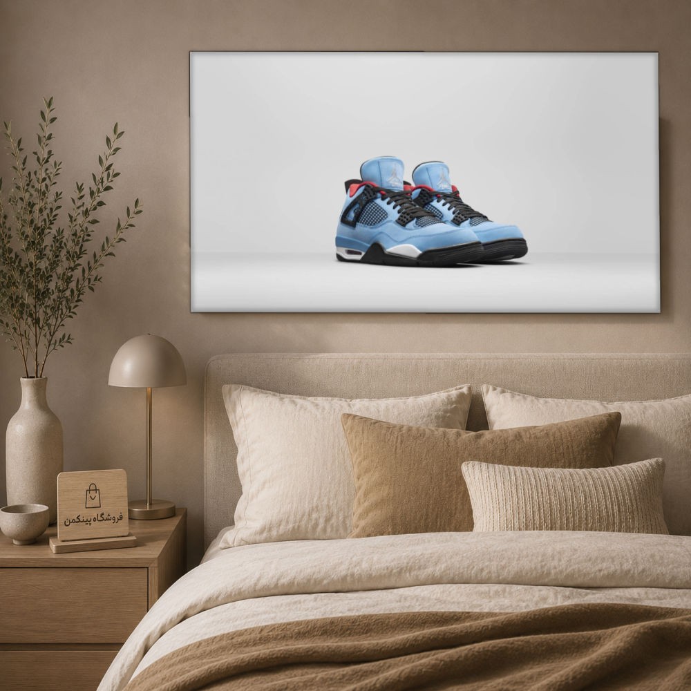 تابلو شاسی پینکمن طرح تراویس اسکات ایر جردن 4 - Travis Scott Air Jordan 4 کد Jm 16