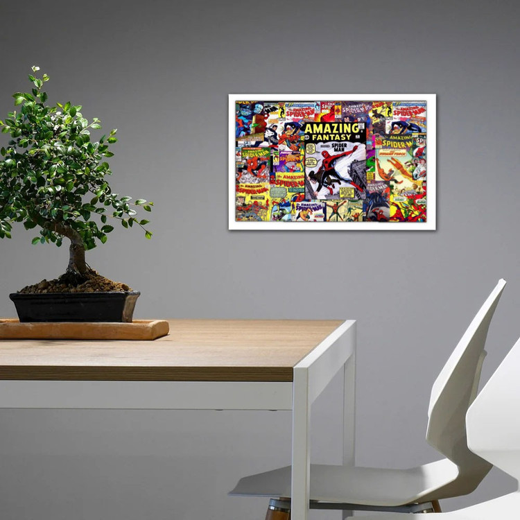 تابلو پینکمن طرح کمیک اسپایدرمن Comic Book Spider Man 41 Jm