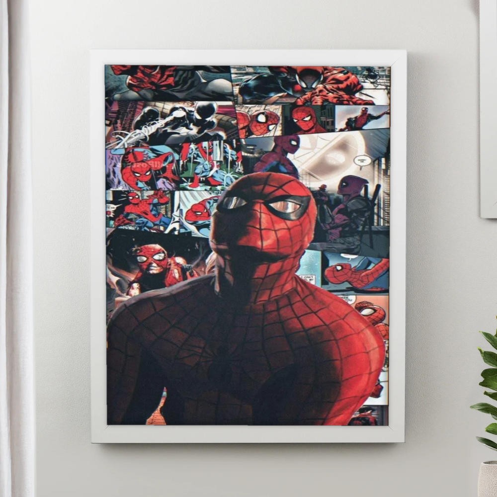 تابلو پینکمن طرح کمیک اسپایدرمن Comic Book Spider Man 34 Jm