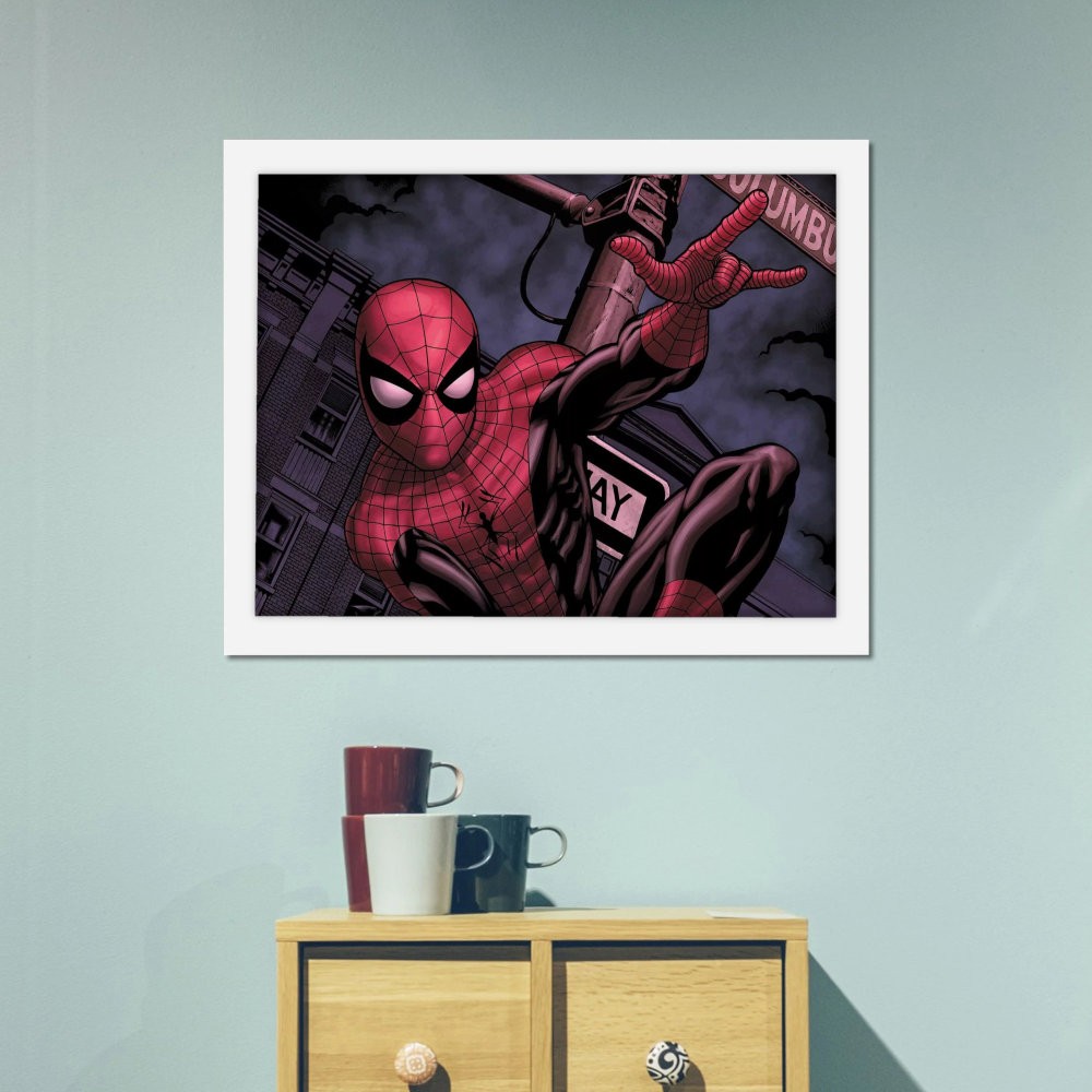 تابلو پینکمن طرح کمیک اسپایدرمن Comic Book Spider Man 32 Jm