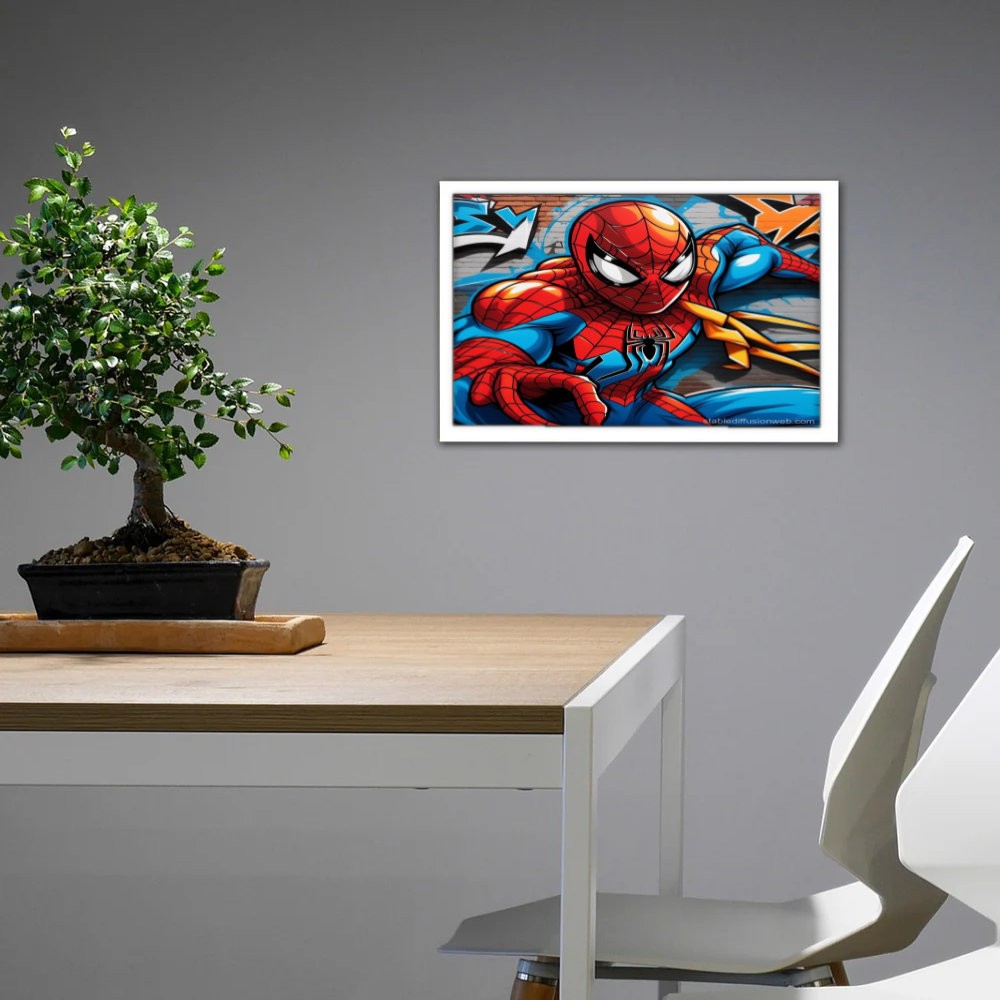 تابلو پینکمن طرح کمیک اسپایدرمن Comic Book Spider Man 21 Jm