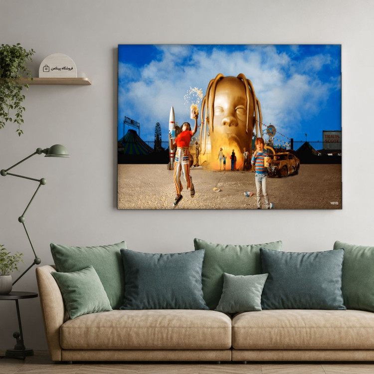 تابلو شاسی پینکمن طرح تراویس اسکات استرووُرلد آلبوم - Travis Scott Astroworld Album کد Jm 3