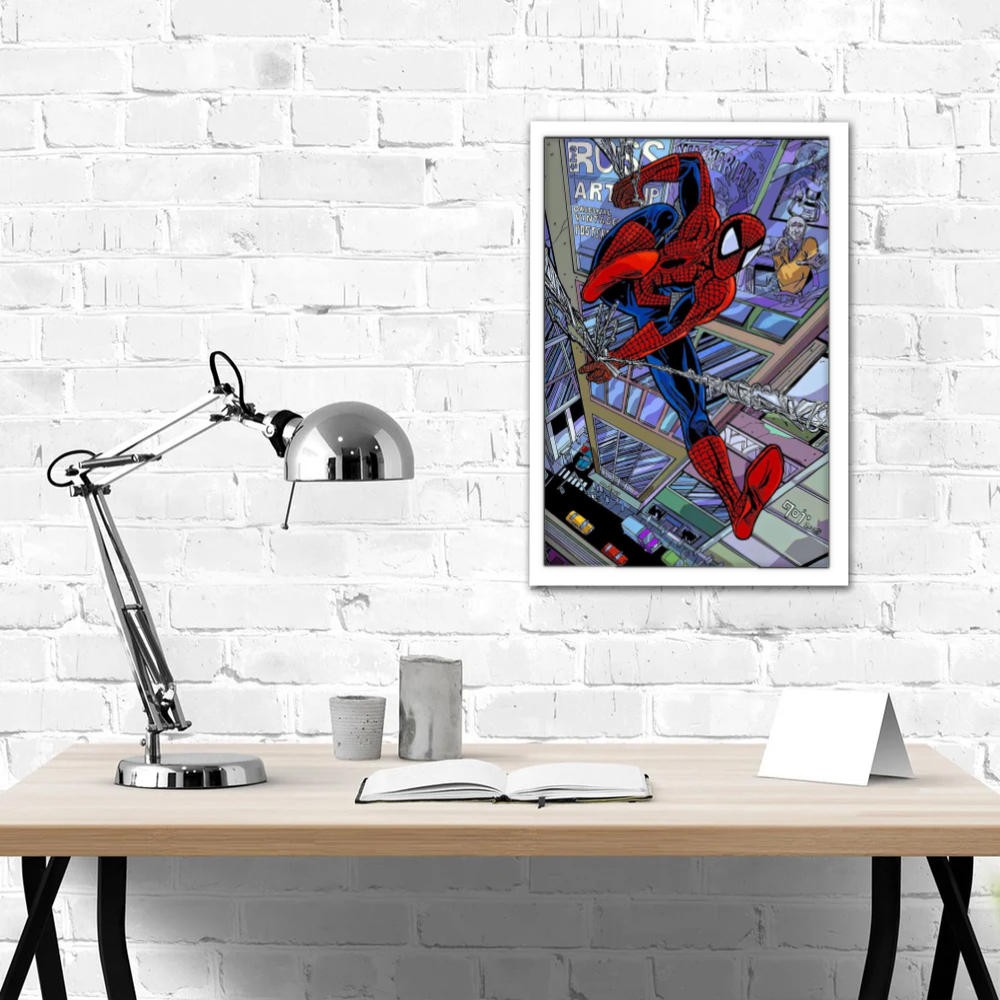تابلو پینکمن طرح کمیک اسپایدرمن Comic Book Spider Man 13 Jm