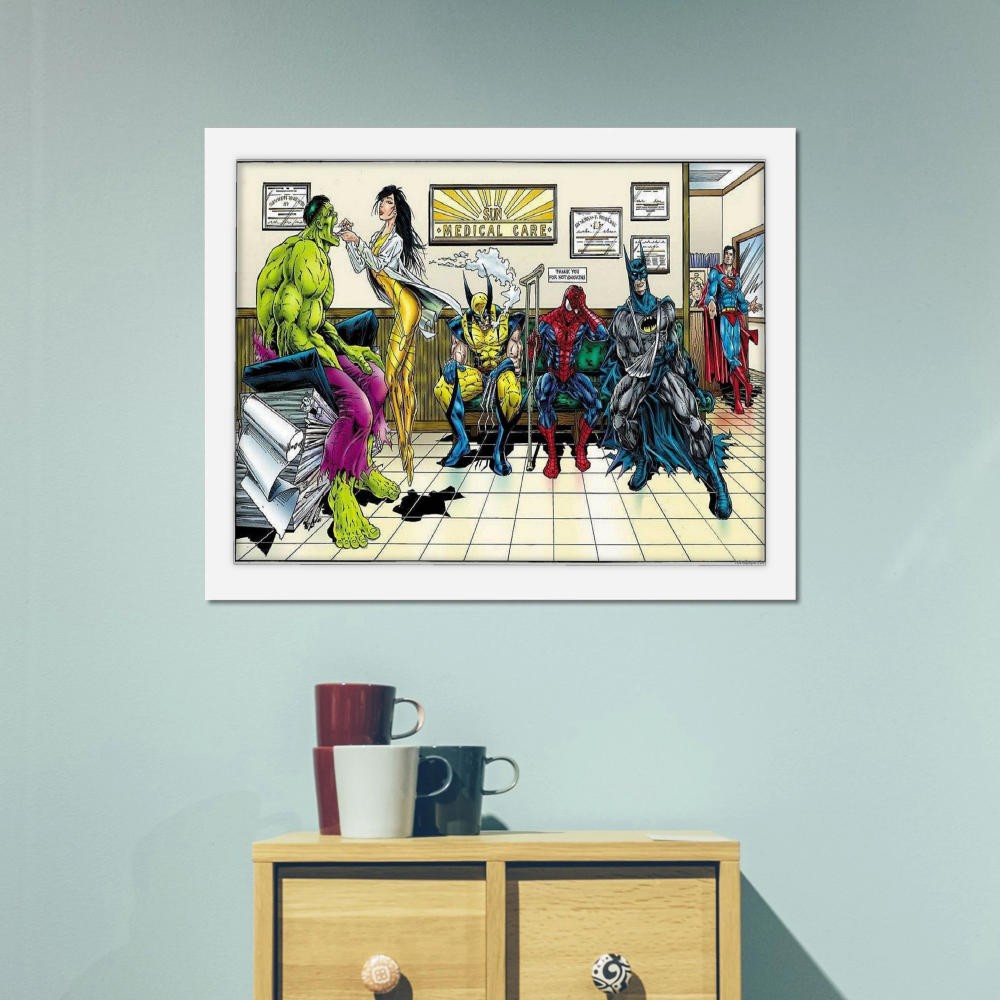 تابلو پینکمن طرح کمیک آرت Comic Book Art 3 Jm