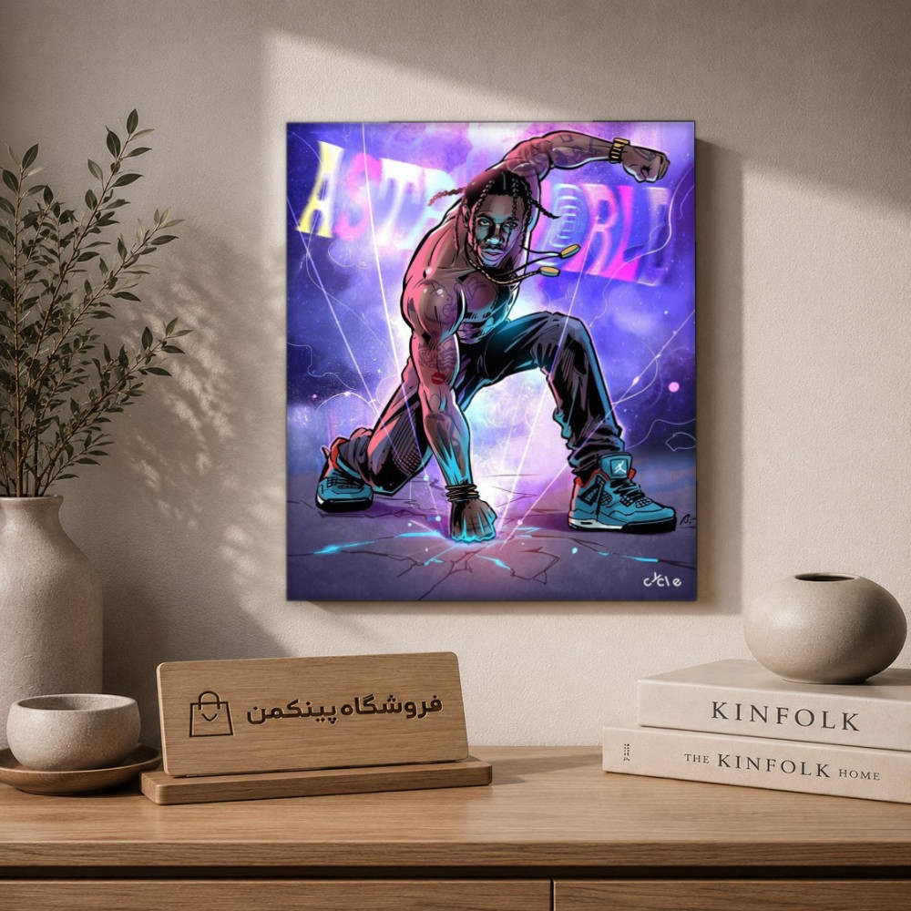 تابلو شاسی پینکمن طرح تراویس اسکات Skin - Travis Scott Skin کد Jm 5