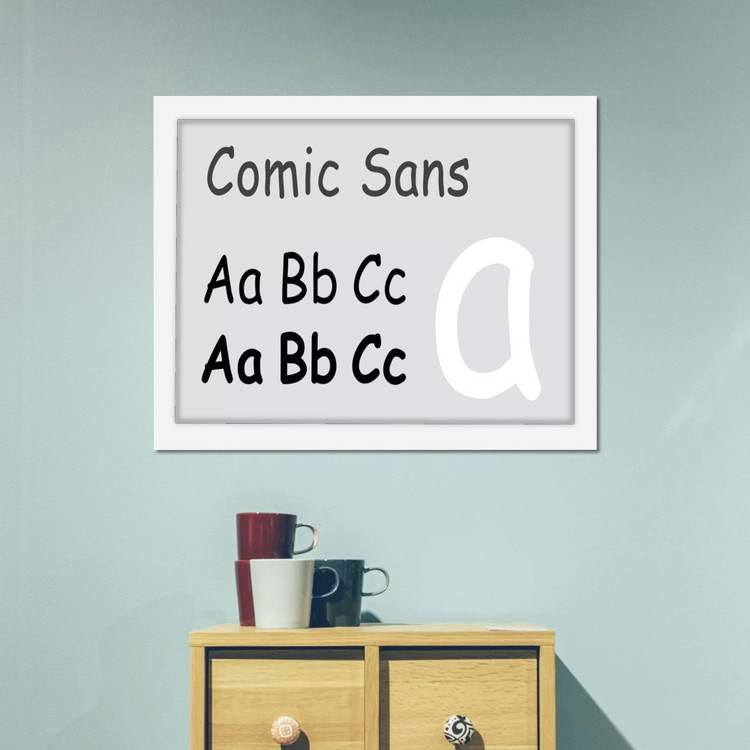 تابلو پینکمن طرح کمیک Sans Comic Sans 8 Jm