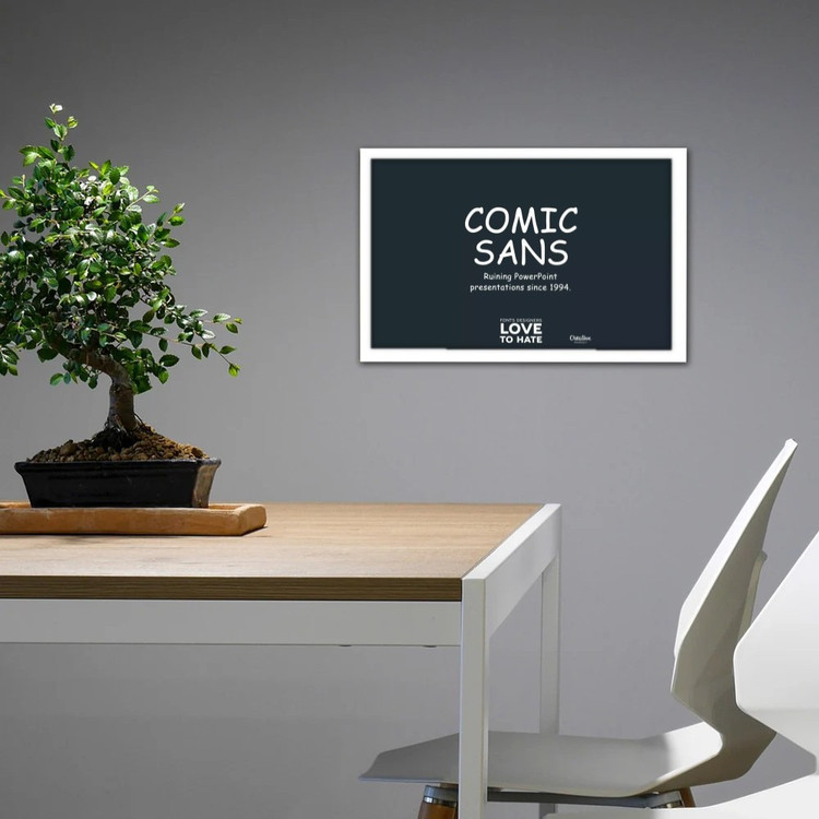 تابلو پینکمن طرح کمیک Sans Comic Sans 3 Jm