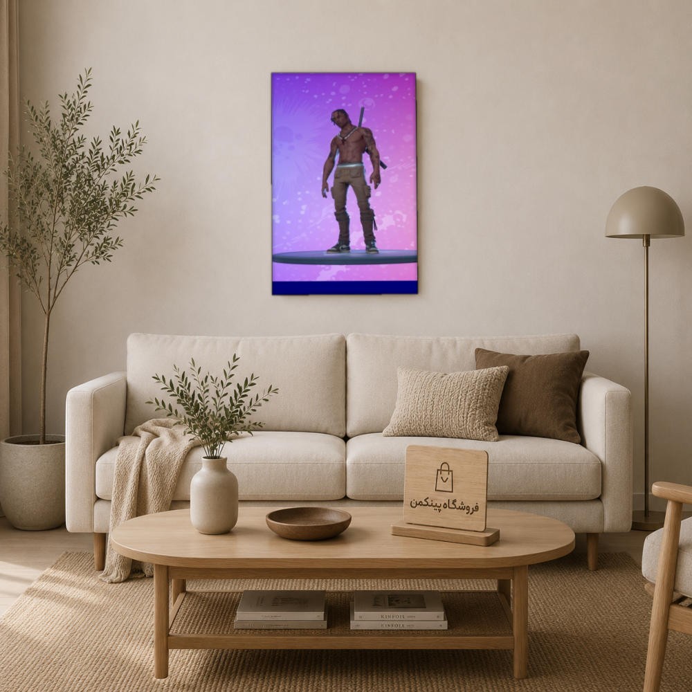 تابلو شاسی پینکمن طرح تراویس اسکات Skin - Travis Scott Skin کد Jm 13