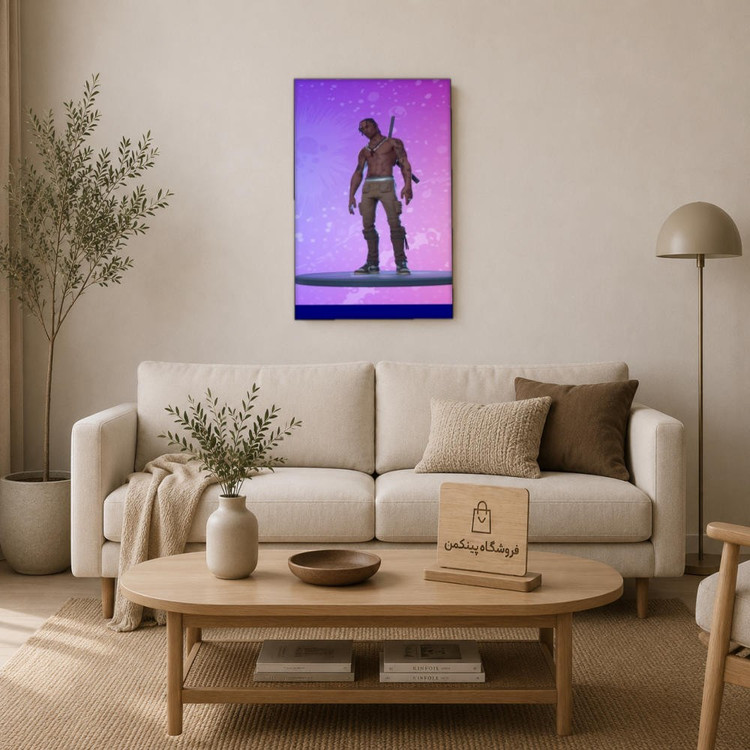 تابلو شاسی پینکمن طرح تراویس اسکات Skin - Travis Scott Skin کد Jm 13