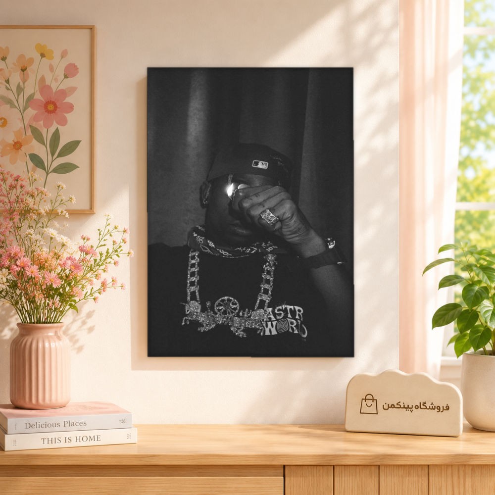 تابلو شاسی پینکمن طرح تراویس اسکات Drip - Travis Scott Drip کد Jm 7