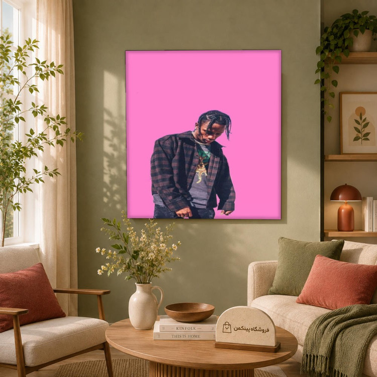 تابلو شاسی پینکمن طرح تراویس اسکات Drip - Travis Scott Drip کد Jm 6