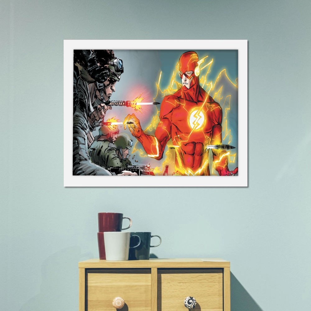 تابلو پینکمن طرح کمیک Flash Flash Comic 9 Jm