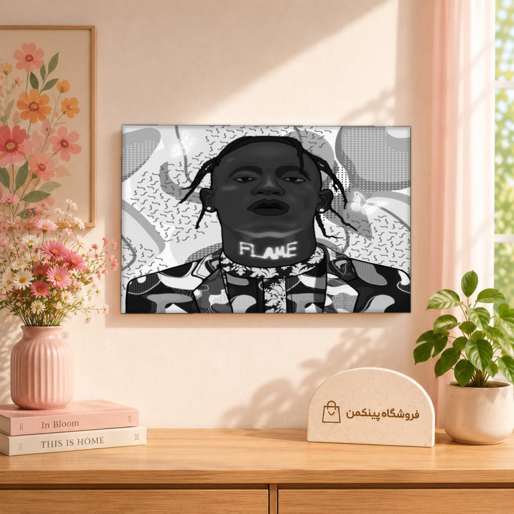 تابلو شاسی پینکمن طرح تراویس اسکات Drip - Travis Scott Drip کد Jm 31