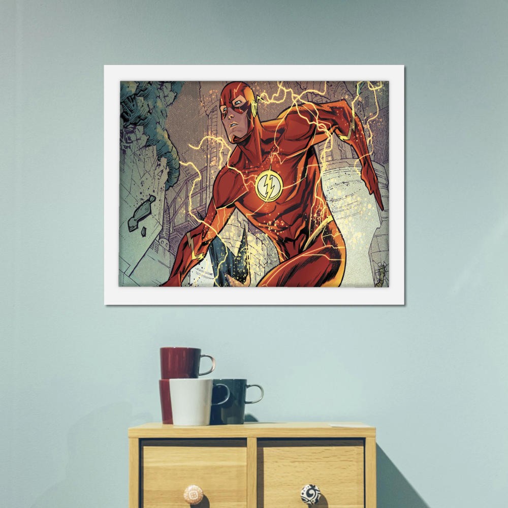 تابلو پینکمن طرح کمیک Flash Flash Comic 4 Jm