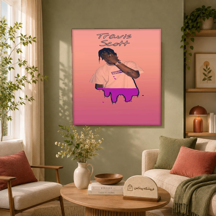 تابلو شاسی پینکمن طرح تراویس اسکات Drip - Travis Scott Drip کد Jm 20