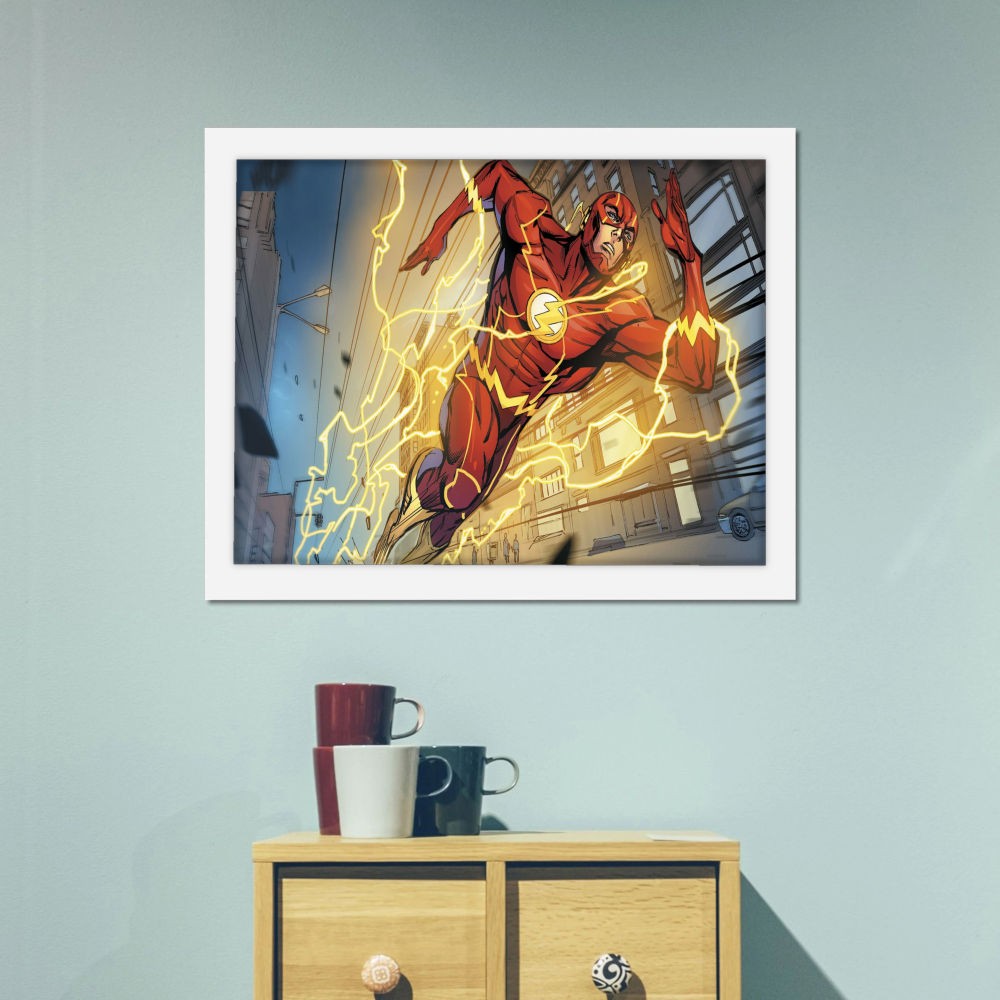 تابلو پینکمن طرح کمیک Flash Flash Comic 11 Jm