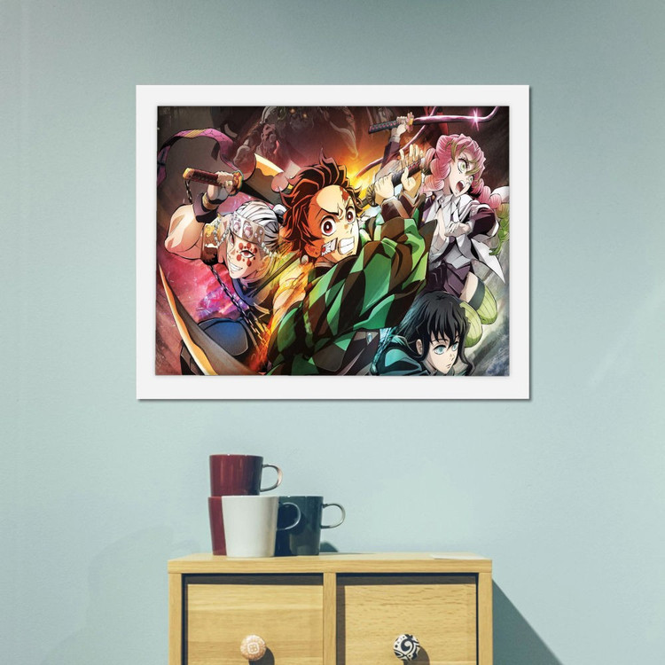 تابلو پینکمن طرح کمیک Demon Slayer Demon Slayer Comic 2 Jm