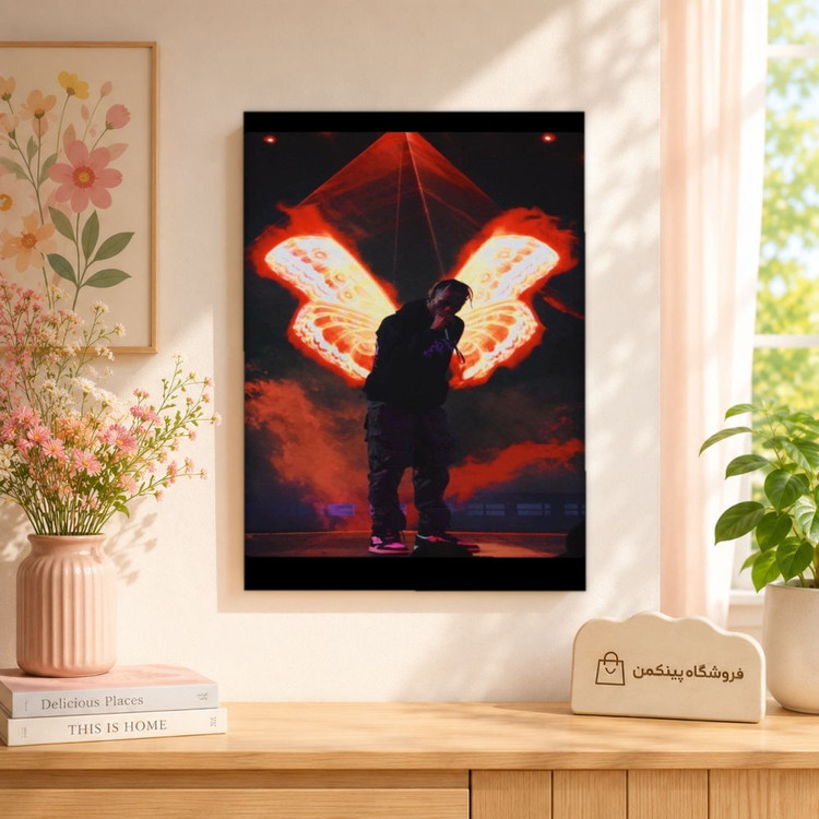 تابلو شاسی پینکمن طرح تراویس اسکات 2019 - Travis Scott 2019 کد Jm 22
