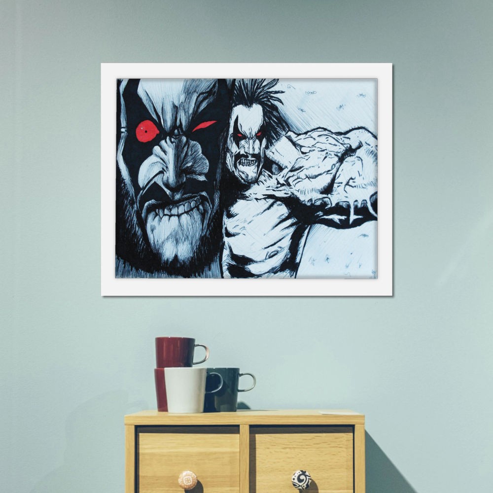 تابلو پینکمن طرح کمیک DC لوبو Lobo DC Comics 23 Jm