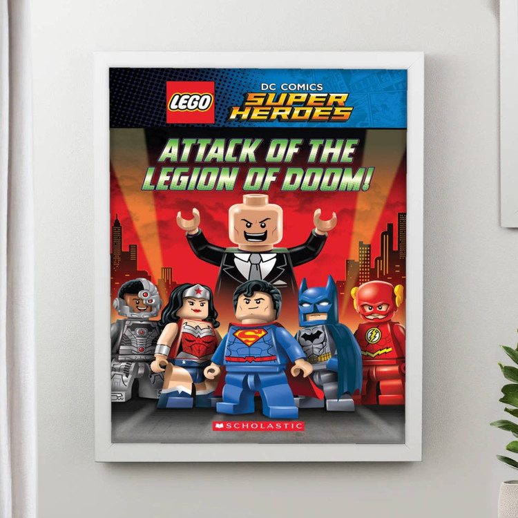 تابلو پینکمن طرح کمیک DC Lego Super Héroes جاستیس لیگ Attack Legion Doom! Lego DC Comics Super Héroes Justice_8