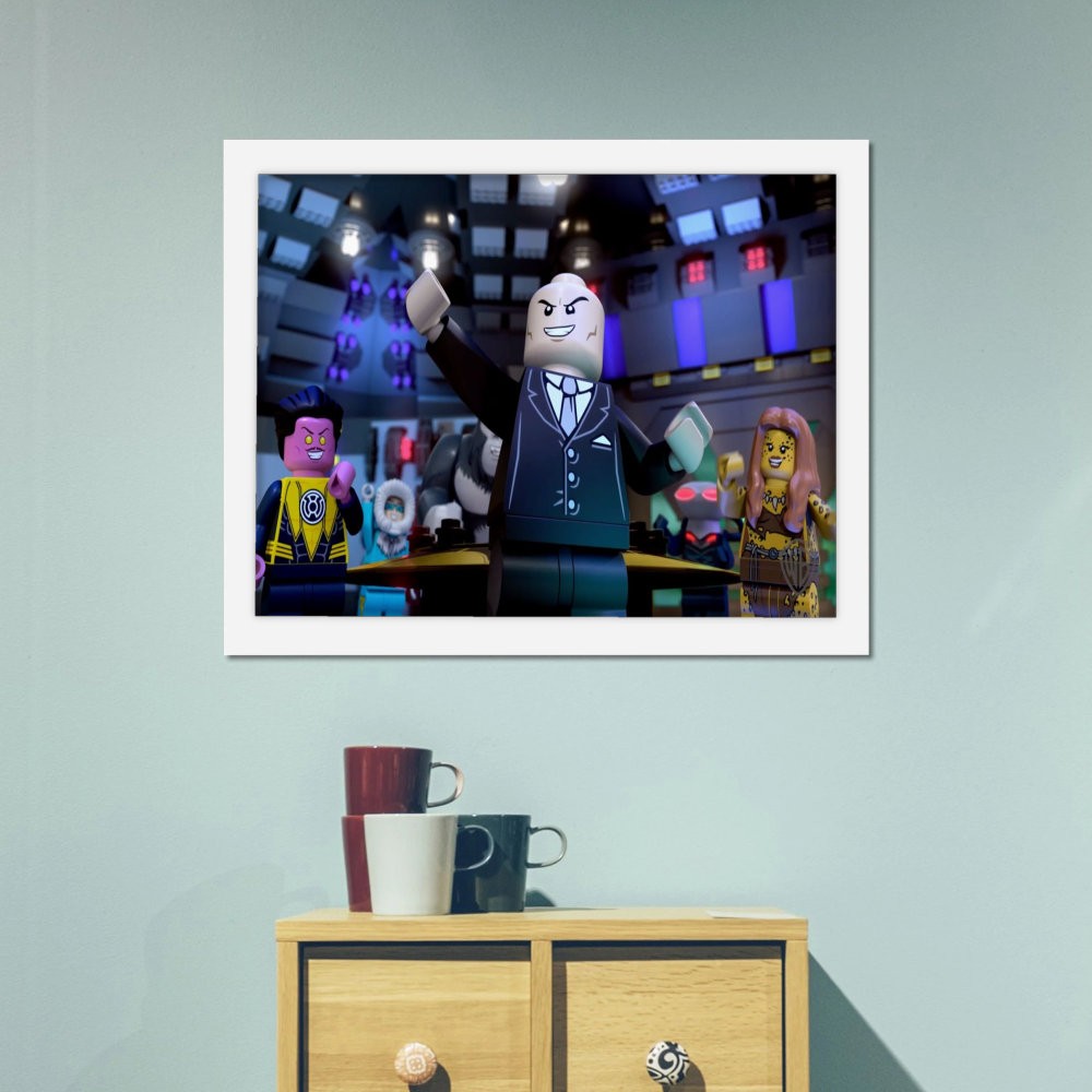 تابلو پینکمن طرح کمیک DC Lego Super Héroes جاستیس لیگ Attack Legion Doom! Lego DC Comics Super Héroes Justice_3