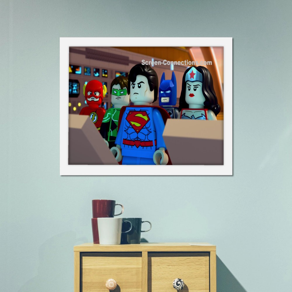 تابلو پینکمن طرح کمیک DC Lego Super Héroes جاستیس لیگ Attack Legion Doom! Lego DC Comics Super Héroes Justice_10