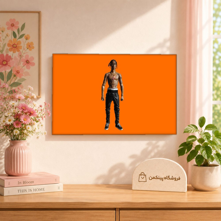 تابلو شاسی پینکمن طرح تراویس اسکات - Desktop Travis Scott کد Jm 20