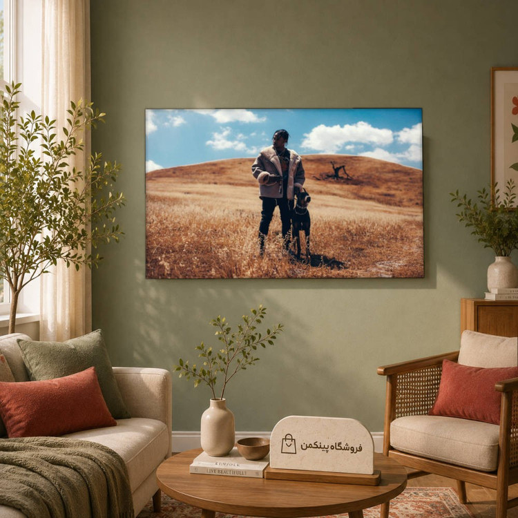تابلو شاسی پینکمن طرح تراویس اسکات - Desktop Travis Scott کد Jm 18