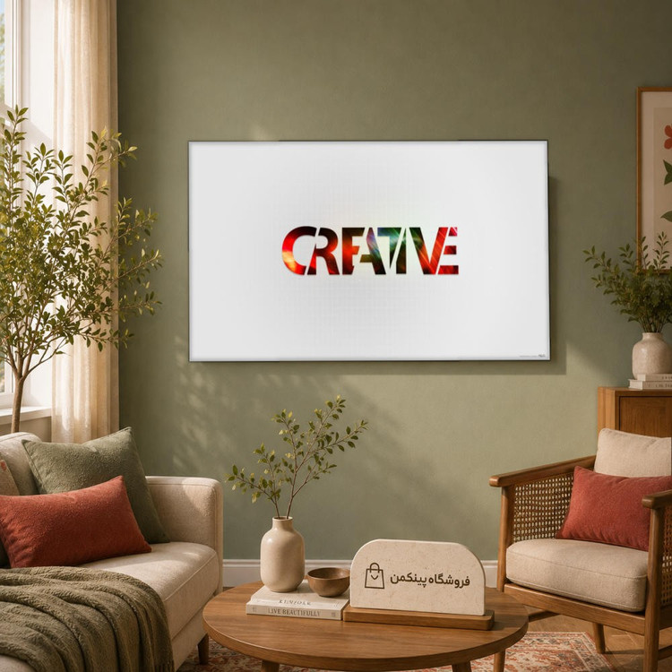 تابلو شاسی پینکمن طرح تایپوگرافی نسخه چهارم - Typography Desktop کد Jm 19