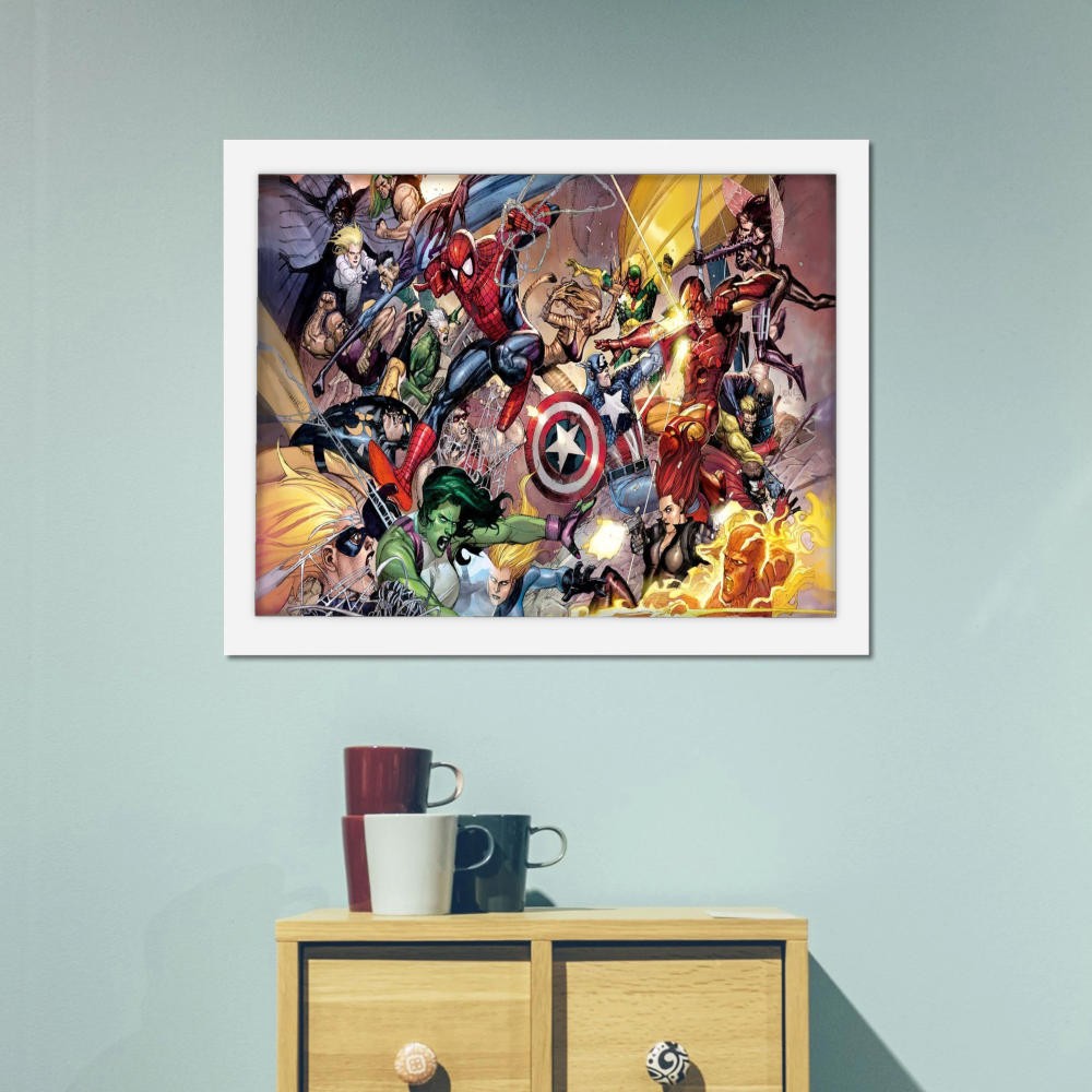تابلو پینکمن طرح کمیک Comic Book 1 Jm