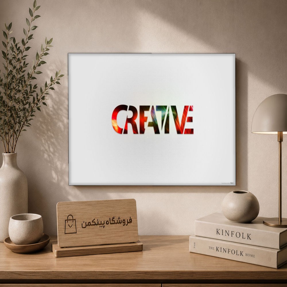 تابلو شاسی پینکمن طرح تایپوگرافی نسخه دوم - Typography کد Jm 3