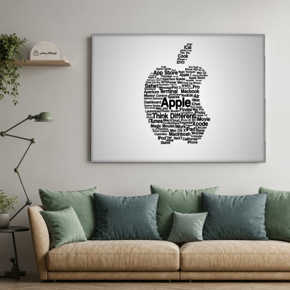 تابلو شاسی پینکمن طرح تایپوگرافی نسخه دوم - Typography کد Jm 20