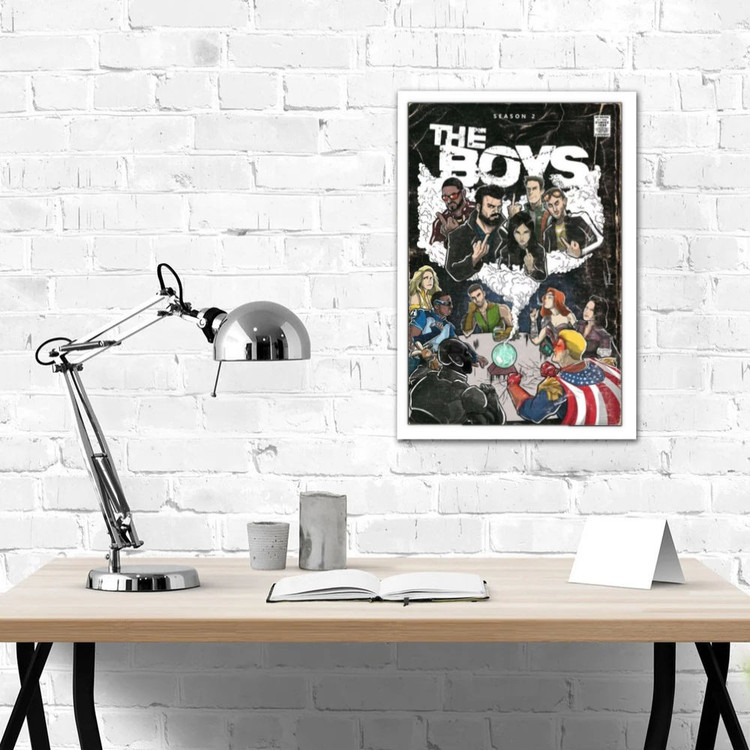 تابلو پینکمن طرح کمیک Boys The Boys Comics 9 Jm