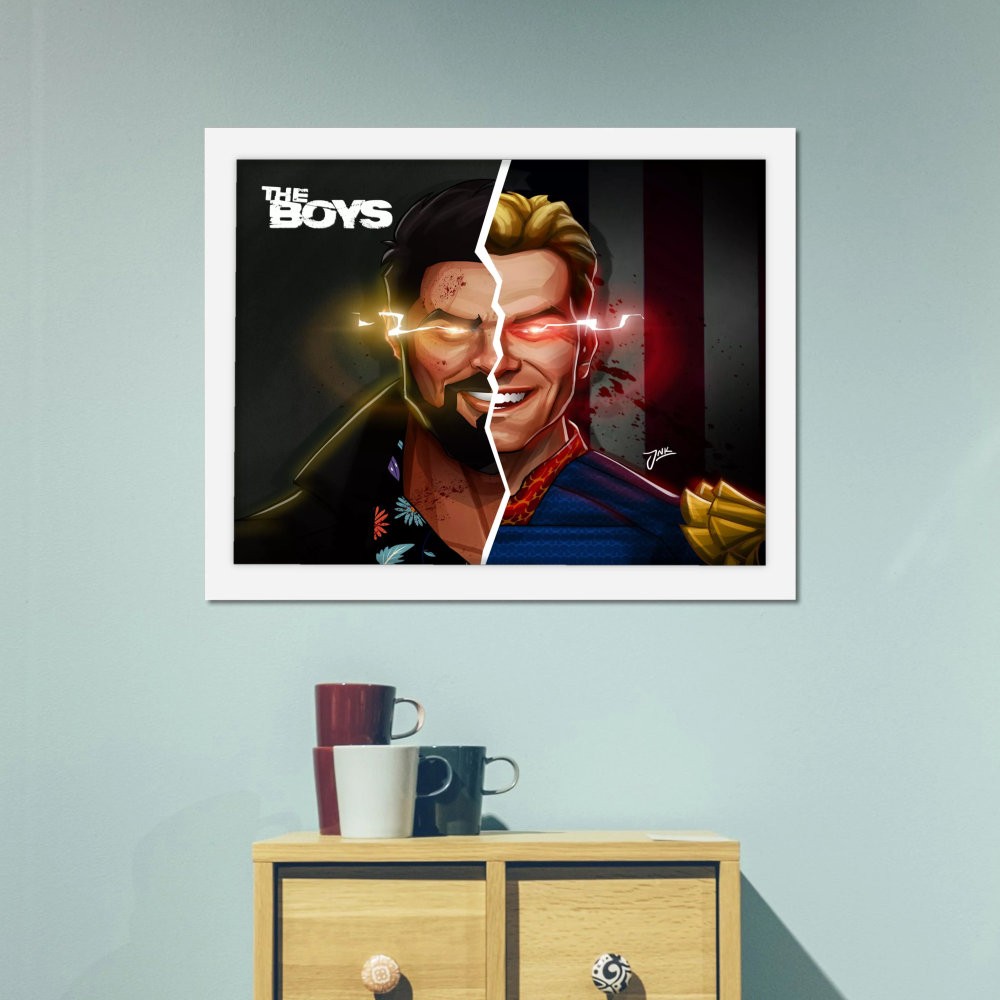 تابلو پینکمن طرح کمیک Boys The Boys Comics 28 Jm